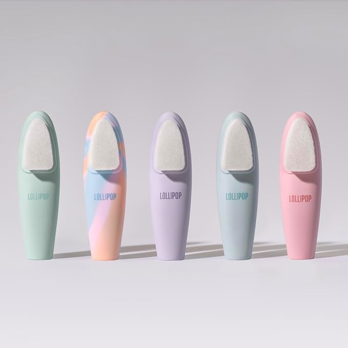 LOLLIPOP Handle Dual-Sided Silicone Face Scrubber, Face Exfoliator, Synthetic - Image 9