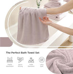 18 Piece Family Bath Towel Set Include 6 Bath Towels, 6 Hand Towels and 6 - Image 6