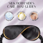 Silk Sleep Mask Eye Mask Blindfold - Image 6