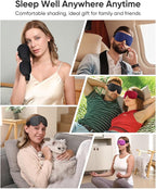 LKY DIGITAL Sleep Mask for Side Sleeper 3 Pack, Night Blindfold for Men Women - Image 6