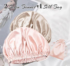3Pcs Hair Bonnets For Sleeping Satin Bonnet For Women Silk Bonnets Womens Curly - Image 2