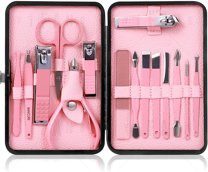 Manicure Set Pedicure Kit Nail Clippers Set Fingernail Clipper Set Ingrown by QLNE