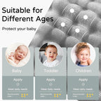Yoofoss Hooded Baby Towels for Newborn 2 Pack 100% Muslin Organic Cotton Baby - Image 5