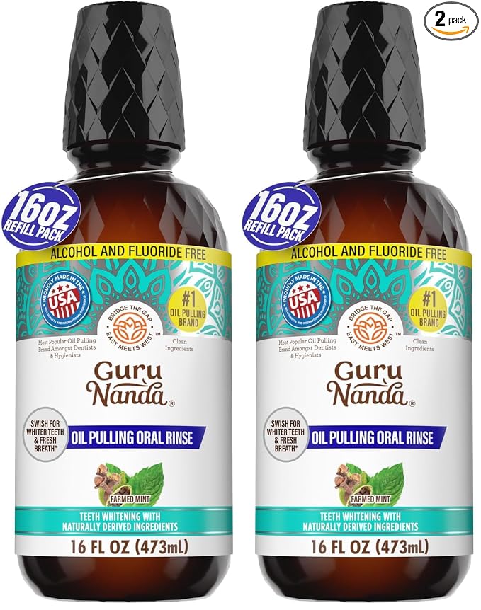 GuruNanda CocoMint Oil Pulling Mouthwash by Gurunanda