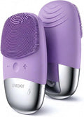 Facial Cleansing Brush, 3-in-1 Electric Silicone Face Scrubber, Vibrating by Uimoky