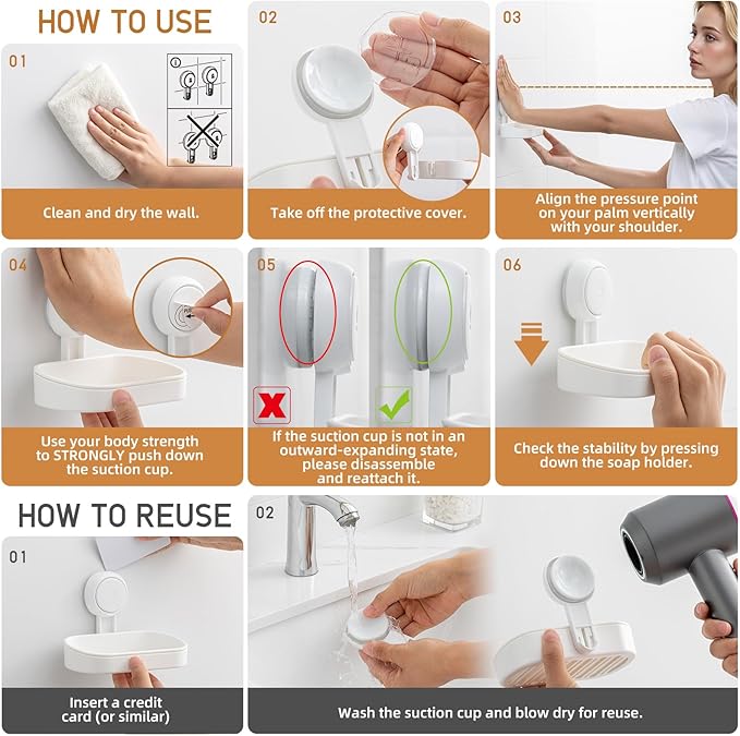 LEVERLOC Soap Holder Suction Cup - Image 5