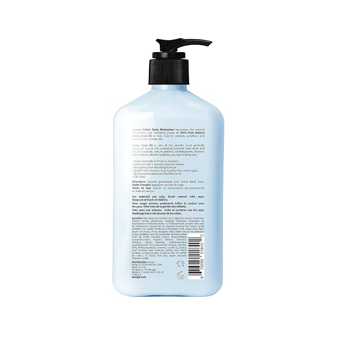 Hempz Triple Moisture Body Moisturizer, 17 Oz – Hydrating Lotion Rich - Image 2