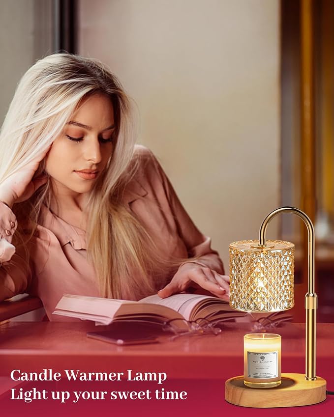Candle Warmer Lamp with Timer Dimmer Adjustable Height - Image 6
