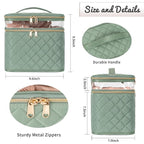 OCHEAL Large Makeup Bag, Double Layer Makeup Bag, Vertical Storage Cosmetic Case - Image 2