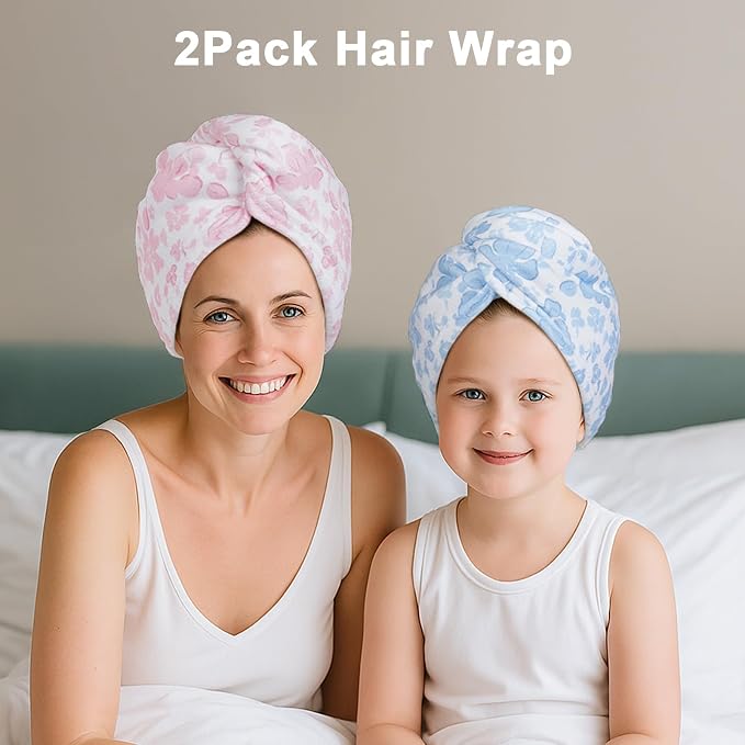 Unicorn Castle Microfiber Hair Towel - Image 3