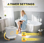 Towel Warmers for Bathrooms, 35 Liter Portable Collapsible Electric Towel Heater - Image 3