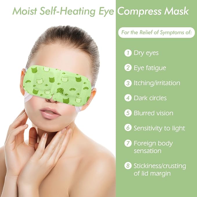 Jekeno Steam Eye Mask, 16 Packs Eye Masks - Image 3