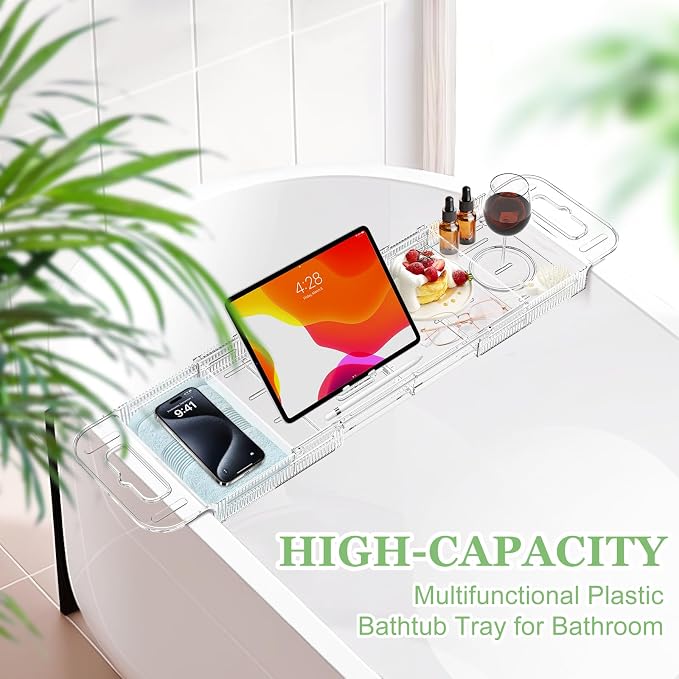 Expandable Drain Bath Caddy Tray - Image 4