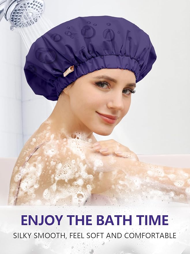 Years calm Reusable Waterproof Shower Caps - Image 5