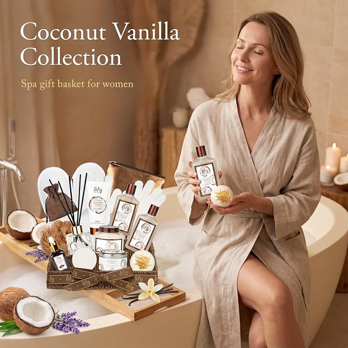 Mother's Day Gift Basket for Mom, Spa Gift Basket for Women, Gifts for Women - Image 6