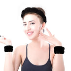 AOPRIE SPA Headbands for Washing Face Makeup Scrunchies Powder Puff Women - Image 4