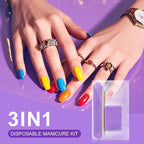 Disposable Manicure kit Individually Package, Mini Nail Buffer, Nail File - Image 3