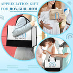 7 Sets Boy Mother Gifts for New Mom Gifts Tote Bag Makeup Bag Candle Bracelet - Image 3