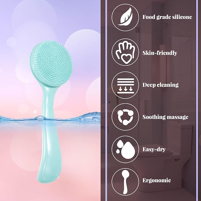 JJUNW 4 Pcs Silicone Face Brush - Image 4