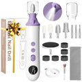Professional Manicure Pedicure Kit, Cordless Electric Nail File by Ccigedy