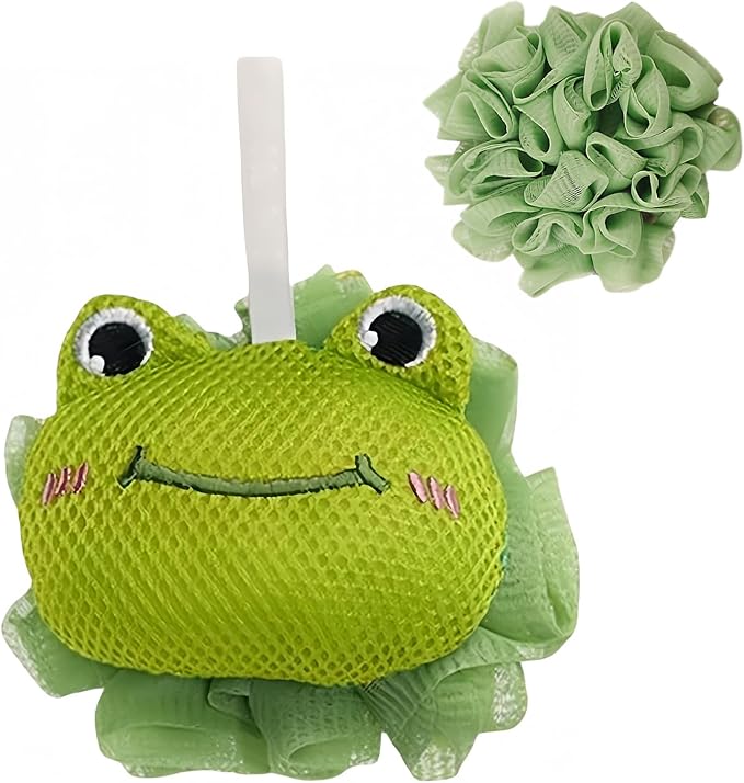Kids Loofah, Cute Cartoon Animal Kids Bath Sponge by Taolivingmart