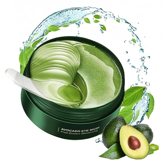 firstfly 60 Pcs Avocado Eye Mask, Under Eye Patches by Firstfly