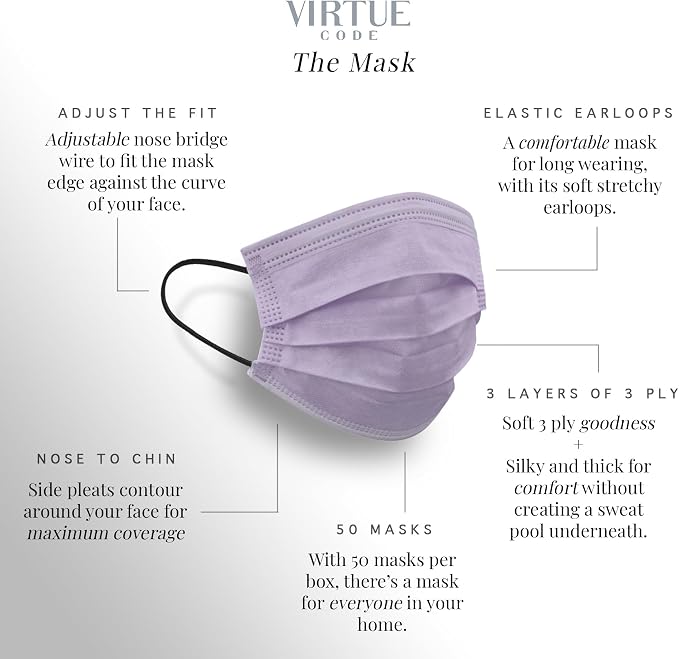 VIRTUE CODE Support Face Masks - Image 4