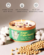 AOOVOO Sage & Palo Santo Candle - Image 3