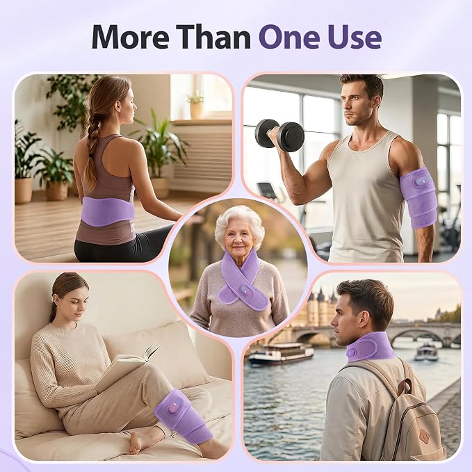 Cordless Neck Heating Pad for Pain, Neck Massager - Image 7