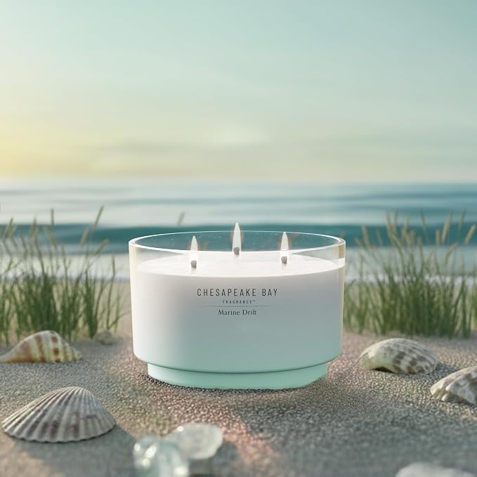 Chesapeake Bay, 14.5oz Marine Drift Scented Candle, Mood Evoking Fragrance - Image 2