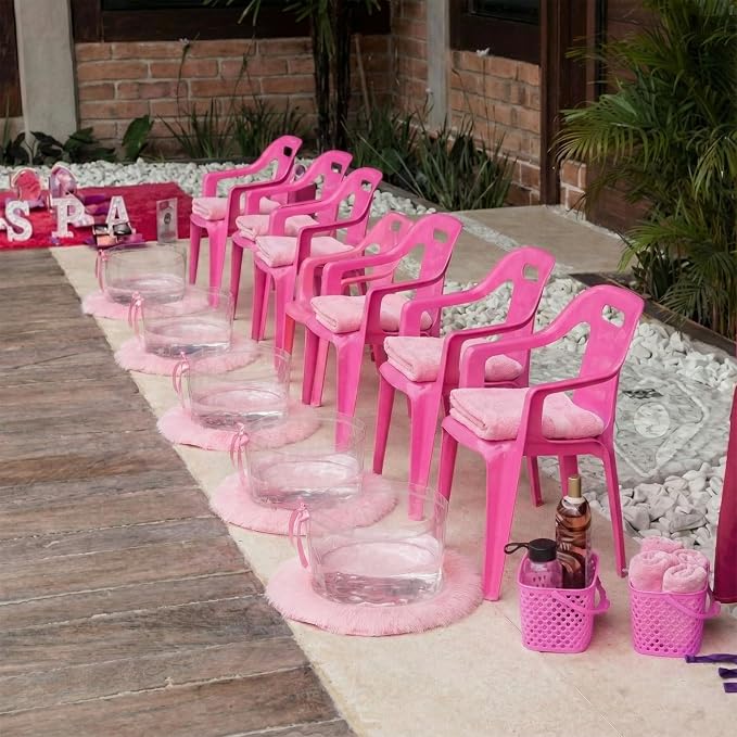 HunnmingRe 18 Pcs Foot Spa Kit for Pink Spa Sleepover Party Supplies - Image 7