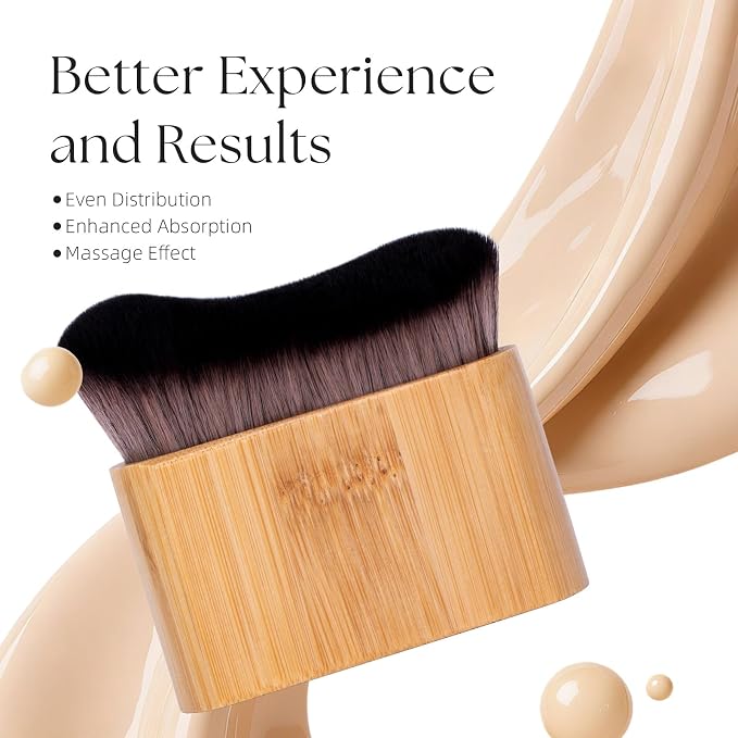 UNIMEIX Self Tanner Brush Sunscreen Body Makeup Brush Kabuki Blend Applicator - Image 4