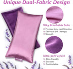 RelaxCoo Lavender Eye Pillow for Relaxation, Weighted Eye Mask Heated for - Image 2