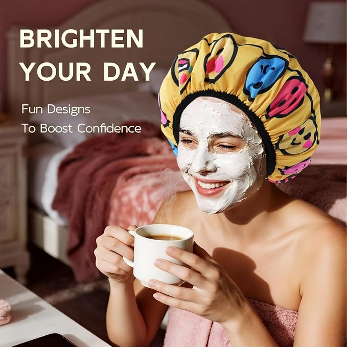 Years Calm Waterproof Shower Cap - Image 4