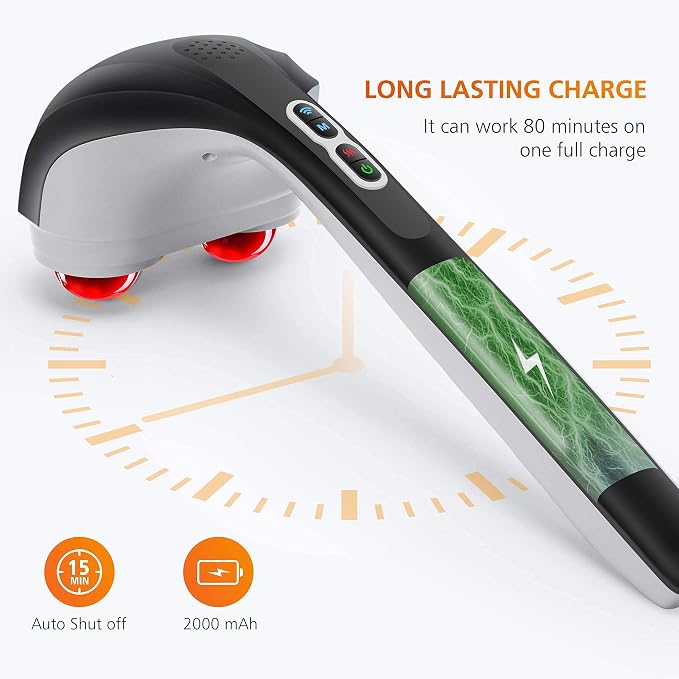 Snailax Cordless Handheld Back Massager - Image 7