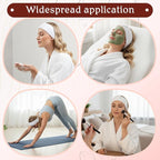 30 Pcs White Spa Headband, 23.6 x 3.3 Inch Soft Facial Headband Esthetician - Image 4