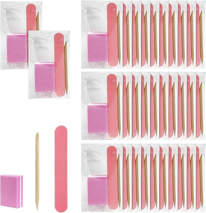Disposable Manicure kit Individually Package, Mini Nail Buffer, Nail File by Unknown