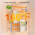 Heated Towel Racks for Bathroom, Wall Mounted Electric Towel Warmer Racks - Image 3