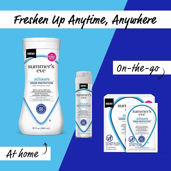 Summer's Eve Ultimate Odor Protection Daily Feminine Wash, pH-Balanced Formula - Image 5