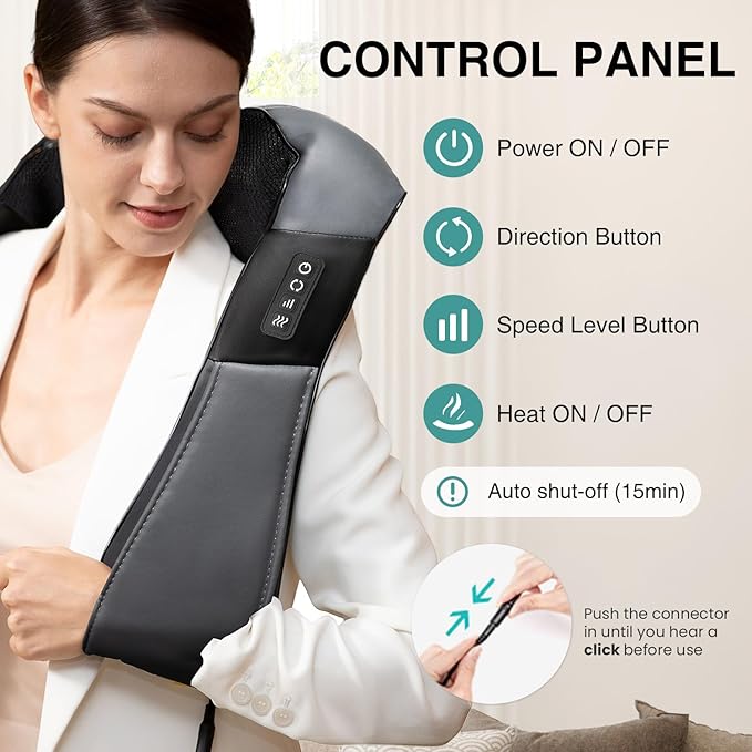 Nekteck Shiatsu Neck Massager - Image 3