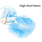 100 Pcs 21” Disposable Bouffant Caps, Hair Head Cover Net, Food Service - Image 3