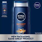 Nivea Men Sport Body Wash with Revitalizing Minerals, 16.9 Fl Oz Bottle - Image 5