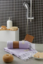 Hand Towels - Set of 2, Decorative Peshtemal Cotton Hand Towels - Image 8