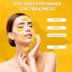Qyiywim Under Eye Patches 70PCS, 24K Gold Eye Patches - Image 4