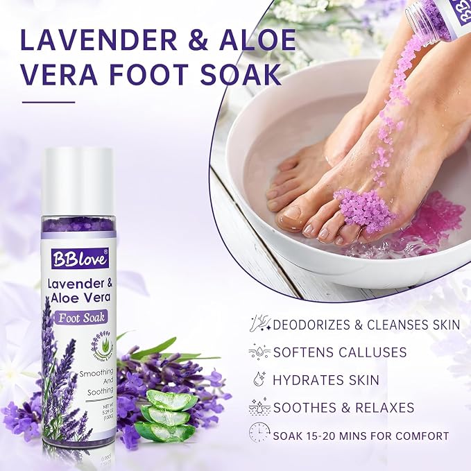 Lavender Foot Soak Set – Foot Spa Kit - Image 2