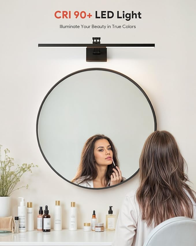 VONLUCE 30" LED Bathroom Vanity Light, 3CCT Modern LED Vanity Lights - Image 5