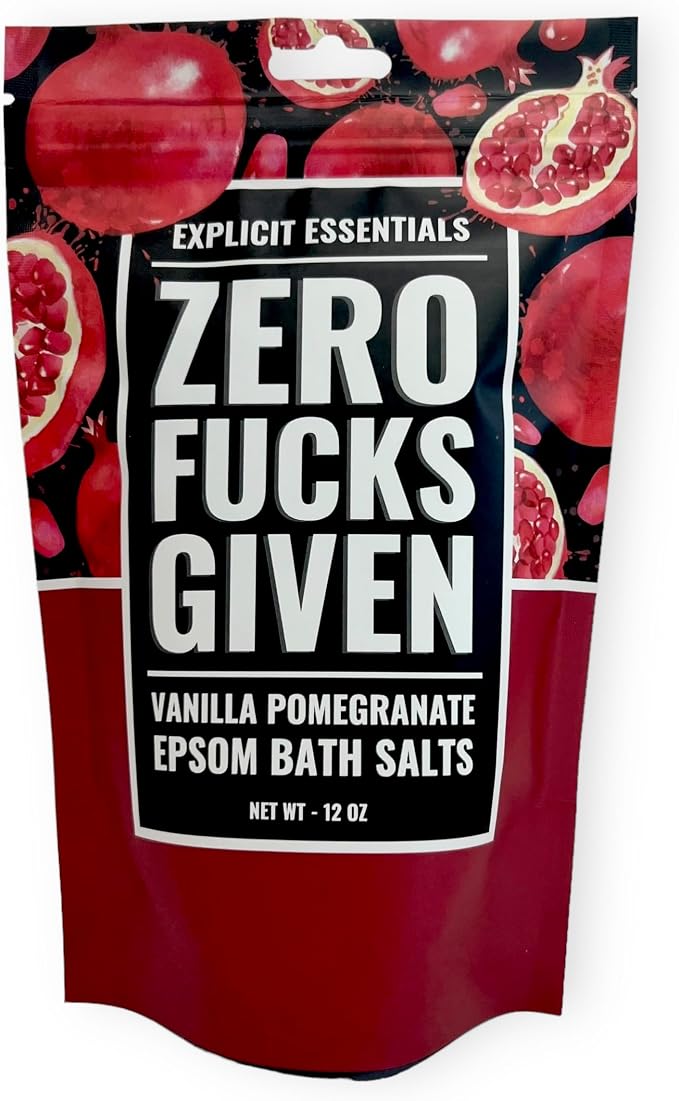 Explicit Essentials Vanilla Pomegranate Epsom Bath Salts, 12 oz by ExplicitEssentials