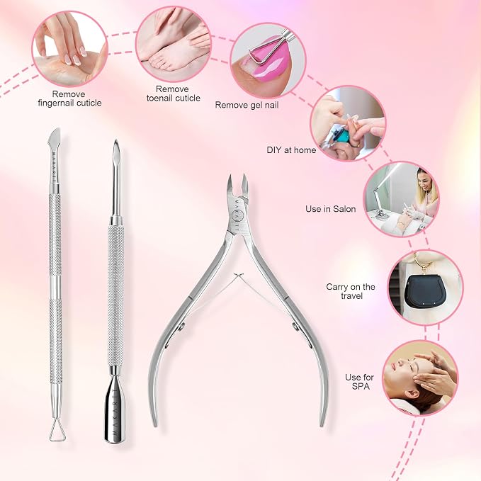Makartt Cuticle Trimmer with Cuticle Pusher - Image 7