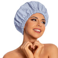 Reusable Shower Cap for Women, Large Waterproof Shower Bonnet by Edoneery
