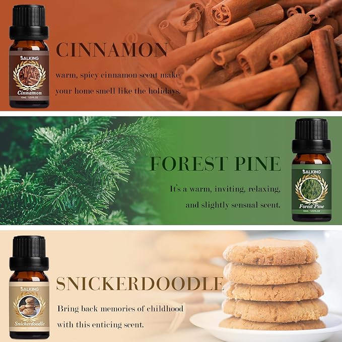 SALKING Autumn Fragrance Oils, Premium Fall Essential Oils - Image 4